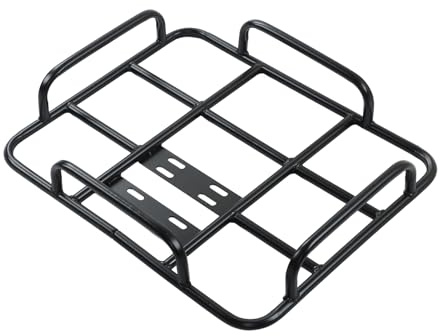 Asixxsix Scaffale per Scatole per Consegna Cibo Durevole Universale per Bicicletta Elettrica per Moto, Tubo in Acciaio Senza Saldatura con Carico di 80 Kg (#11)