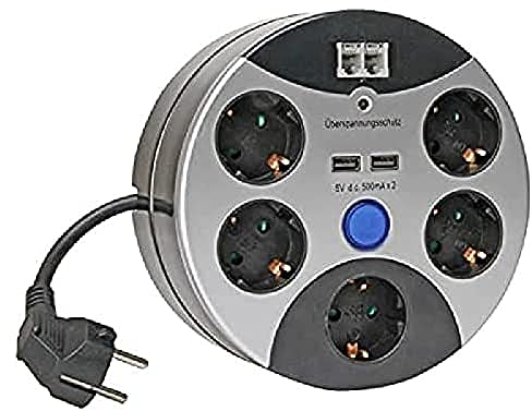 Kopp Tischsteckdosenbox, 1 Stück, Silber, 228920016