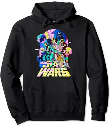 Star Wars Stained Glass Group Shot Pullover Hoodie