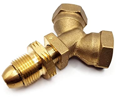 LPG 3 Way Gas POL Adapter Tee Connector T Piece For Propane Gas Bottle Pig Tail Hose AR/R132