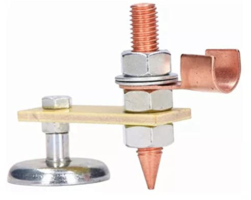 Testina di Saldatura Magnetica Materiale Isolante Testina Singola Supporto Per Saldatura Magnetica Morsetto a Terra Strumento Spotter Connettore Ricambi Per Riparazione Ammaccature Per Auto
