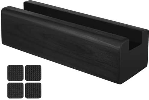 Angoily Cavalletto per specchio da trucco, supporto per specchio da pavimento, senza cornice, supporto per specchio in legno