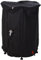 idooka Large Collapsible 500L Waterbutt Rainwater Collector Barrel with Tap, Lid, and Hose Pipe Connector - Black