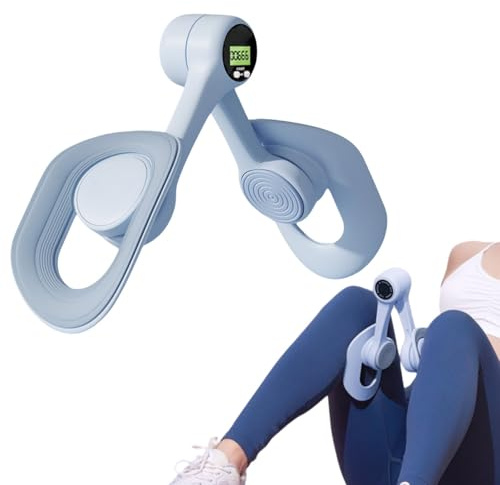 Pelvic Floor Trainer for Women, Inner Thigh Muscle Master Exercise Devices with Counter, 360° Rotating Pelvic Floor Exerciser Leg Strengthener Workout Pumpkin Lamp (C) (B)