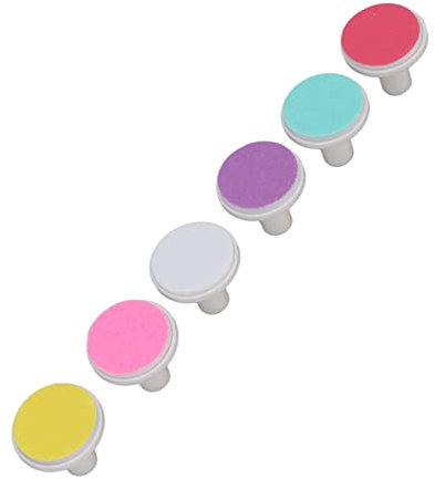 Ersatzköpfe für Baby-Nagelfeilen, Elektrischer Baby-Nagelfeiler, 6 Stück, Ersatzpads für Elektrische Nagelfeilen, Professionelles Zubehör für Elektrische Nagelfeilen-Schleifköpfe