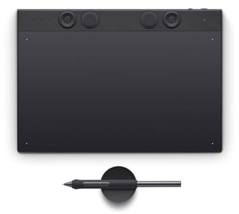 Wacom Intuos Pro Medium – Innovatives Grafik-Tablett inkl. Wacom Pro Pen 3, kompakt & leicht – vielseitige Wahl für Illustratoren, Designer & Bildbearbeiter