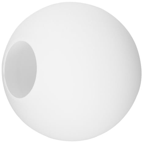 COLLBATH Pantalla De Lámpara Colgante De Vidrio Mate Globo 13cm Diámetro Boca 6-7cm Cubierta Para Lámpara De Techo y Oficina Repuesto Bombillas Decorativa