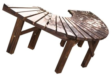 Générique Banc d'arbre Enveloppant, Sièges De Cour en Bois Incurvés, Économisez De l'espace for La Cour, La Terrasse, Le Bord De La Piscine Et L'arrière-Cour
