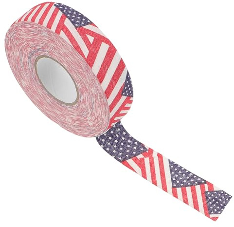 DOITOOL Ruban Adhésif pour Bâton de Hockey sur Glace 2,5 Cm X 25 M, Bande Antidérapante Résistante Froid en Coton Tissé, Protège-Raquette Solide et Étanche, Accessoire Sportif