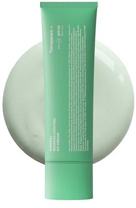 Transparent Lab Mineral Redness Control CC Cream 45 ml – Crema correttiva colorata SPF 50, esosomi di centella asiatica e azeloglicina; neutralizza gli arrossamenti, lenisce la pelle sensibile