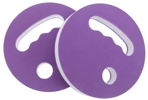 MUSISALY Disques de Natation en Mousse Eva pour Débutants, Paire D'accessoires Aquatiques Légers Prise Ergonomique, Renforcement Propulsion et Résistance en Piscine