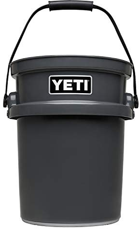 YETI Loadout 5-Gallon Bucket, Impact Resistant Fishing/Utility Bucket, Charcoal