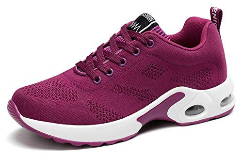Chaussure de Course Femme Outdoor Mode Sport Sneakers Fille Basket Walking Running Shoes Compétition Entraînement Violet 40 EU