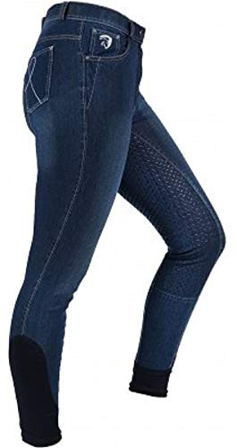 Horka Reithose Roma Jeans Silikon Fullgrip | Jeans Blue | Gr. 164