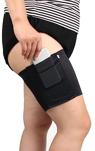 Ferrous-M Medium Nonslip Band Cell Phone Holder - Sport Leg Band Pouch for Men Women Running Workout