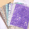 TIESOME A5 Scrapbook-Papier, 10 Blatt Bunt aushöhlen Papier, Papier zum Basteln Farbe karton zum Basteln und Gestalten Geeignet Für Bastelarbeiten Scrapbooking zum Bekleben Ausstanzen
