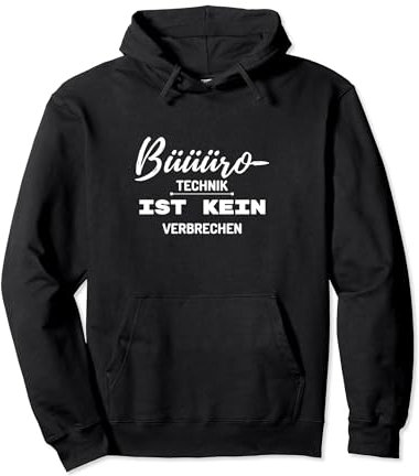 Bürotechnik ist kein Verbrechen | Büro | Pyrotechnik | Pyro Pullover Hoodie