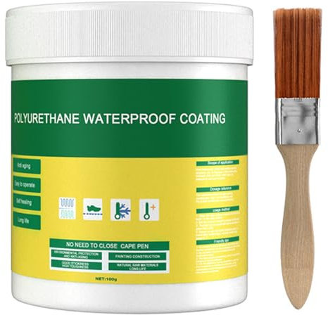 Bathroom Sealant, 2024 New Waterproof Insulating Sealant, Transparent Waterproof Coating Agent, Coating Tile Trapping Repair Wall Mending Agent for Home Roof Bathroom (100g, 1)