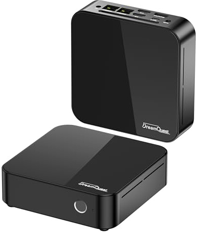 DreamQuest Mini PC Windows 11 Pro Intel Processor N95 (bis 3.4 GHz),16GB RAM + 512GB SSD Mini Desktop Computer | HDMI/DP/Type-C/USB 3.2/WiFi 5/Bluetooth 5.0/Gigabit LAN