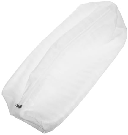 POPETPOP Funda De Almohada Cilíndrica Suave con Cremallera Funda Redonda para Cojín Cervical Adecuada para Dormitorios Salas De Estar y Oficinas Diseño Elegante y Fácil De Limpiar