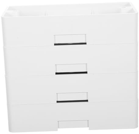 Didiseaon 4 Piezas Caja de Eléctrica de Montaje Superficie de Resistente Duradera Interruptores Enchufes Instalación Organización de Cables