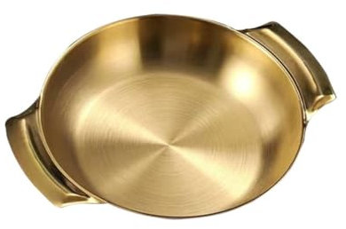 Suixtil Amphore en Acier Inoxydable, marmite à Soupe, casseroles et poêles, poêle à Paella en Acier au Carbone, poêle à Paella à Double poignée, casseroles et poêles à Fruits de mer, marmite à Alcool