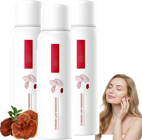 Lingzhi Anti-Falten Revitalisierendes Wasser, Straffendes und Feuchtigkeitsspendendes Spray, Tiefenwirksame Feuchtigkeitsessenz, Verbessert fahle Haut, Für alle Hauttypen geeignet