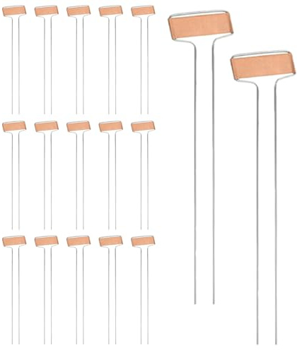 TOYZFRIENDY 25 Marcadores Reutilizables Para Plantas Y Hortalizas Etiquetas Para Plantas Y Flores De Exterior Etiquetas De Cobre Para Estacas De Jardín Para Identificar