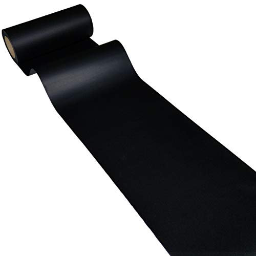 JUNOPAX 60209671 Papiertischläufer 50m x 0,20m schwarz nass- und wischfest
