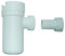 Boutt 3164636 SGS20W - Sifone di scarico per gruppo di sicurezza in plastica, 26 x 34