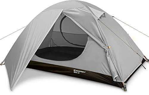 Bessport Tienda 2 Personas de Campaña con Dos Puertas A Prueba de para Trekking/Viento Fuerte Aventura Campamento Adulto Carpa Exterior a pie Playa etc