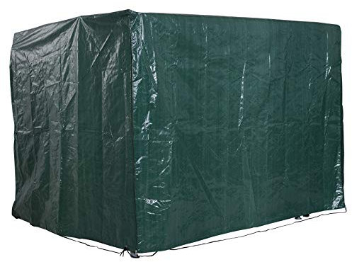 Outsunny Patio 3 Seater Swing Chair Bench Cover Outdoor Garden Furniture Rain Protection Cover Protector Waterproof Anti-UV, 215L x 155W x 150Hcm, Dark Green
