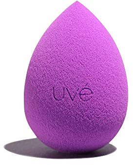Violet Makeup Blender Sponge, Streak Free Application of Liquid, Powder & Cream Foundation, Professional Complexion Blending Tool, Cruelty Free, Vegan, Latex Free