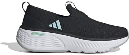 adidas Damen Cloudfoam GO Lounger Shoes Schuhe, core Black/semi Flash Aqua/Cloud White, 41 1/3 EU