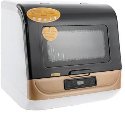 Mini lave-vaisselle portable, avec capacité de 4 à 6 lots, compact, pour cuisine, camping-car et camping