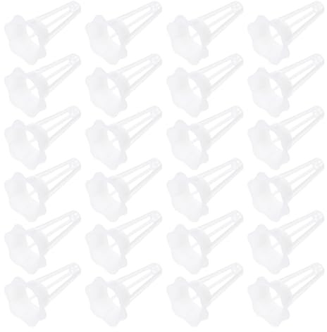 TOYANDONA 50 Pezzi Cestini per Piantare in Plastica Durevole Vasi Idroponici per Serra e Giardinaggio Accessori per Crescita Piante Indoor e Outdoor Vasetti Soilless per Germinazione