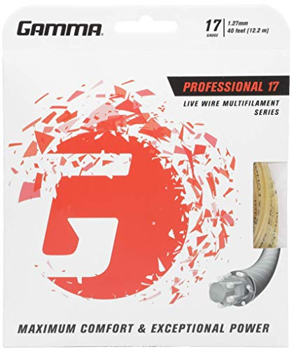 Gamma Tennissaite Tennissaite Professional 17 Set, natur, S, GLWP-11