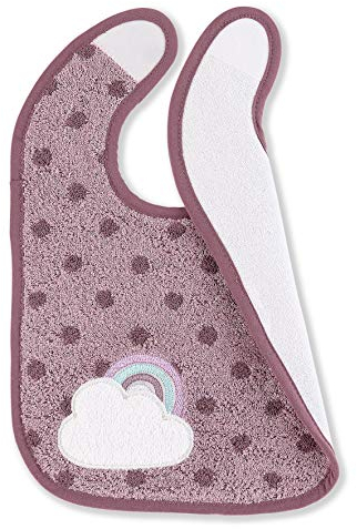 Sterntaler Plastik-Klettlätzchen Pony Pauline, Größe: 38 x 26 x 0,5 cm, Helllila