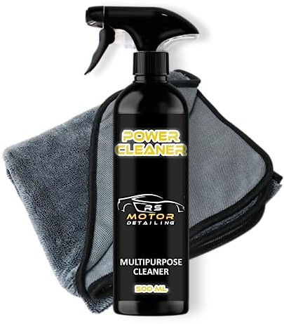 Rs Motor Limpiador Multiusos Interior y Exterior Coche, Lavado en Casa Brillo Uso Facil Power Cleaner
