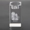 Personalisierbarer Kerzenhalter, 3D-Kristall-Foto-Kerzenhalter, Foto Kerzenhalter mit Bild, Glas Teelicht, Gedenkgeschenke, graviertes Foto Text Dekoration für Verlust Liebe