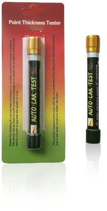 0XBIT Medidor Espesor Pintura, Bolígrafo Probador de Espesor de Pintura, con Punta Magnética y Escala de Micras, Comprobador Espesor Revestimiento para Comprobar el Espesor de la Pintura del Coche