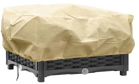 Naseom Copertura Protettiva Invernale per Piante, Protezione dal Gelo per Piante in Vaso, Copertura Protettiva con Coulisse, 100x45x40CM, Protezione Invernale per Piante