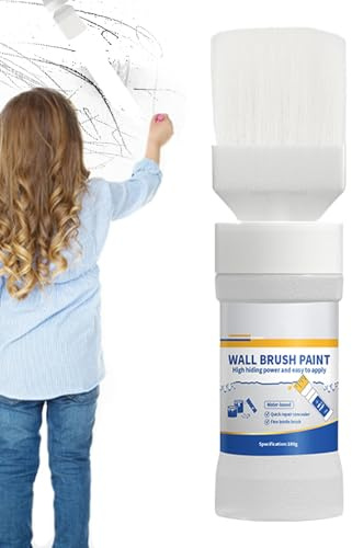 White Paint for Wall – Water Based Emulsion Blend, Smooth Texture, R180g Latex Paint Wall Repair Paste, Consistent Shade Distribution | Building Supply for House Office Cõrridor Living Space Refresh