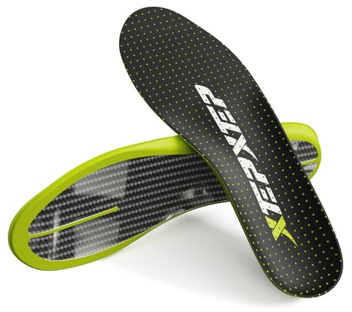 2026 Sport Carbon Fiber Performance Insoles –Customized Inserts, Non-Cleated Shoes–Basketball, Volleyball, Racquet Sports, Running & More–Run Faster, Jump Higher, Recover Quicker, Protect from Injury
