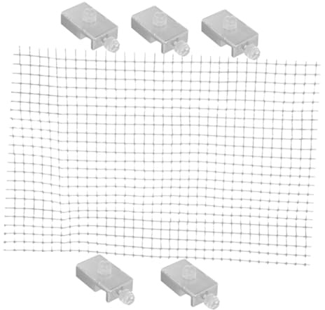 Gatuida Malla Antisaltos para Acuarios M Tamaño, Red Protectora Acrílica Ajustable, Cubierta de Malla para Pecera DIY, Red Antiescape para Peces, Suministros para Acuarios Múltiples
