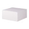 FineBuy Couchtisch MONOBLOC 60 x 60 x 30 cm Hochglanz MDF Weiß lackiert, Design Wohnzimmertisch Cube quadratisch, Lounge Beistelltisch Würfel Form