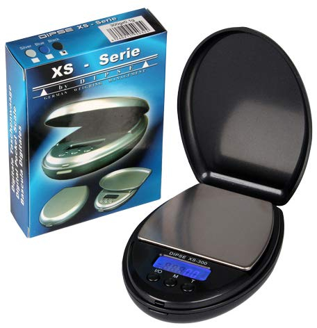 Weedness Feinwaage Waage Milligramm 0,01g/100g Schwarz -Taschenwaage Digitalwaage Briefwaage Tischwaage Goldwaage