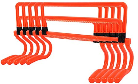5st Agility Training Hurdles, Adjustable Speed Training Hurdles för fotboll