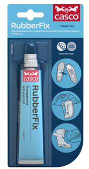 CASCO RubberFix Tätningsmedel, Genomskinlig, 9 x 2.2 x 21.5 cm