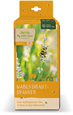 My Little Farm Wabendrahtspanner, Imker-Werkzeug zum Spannen von Bienenrahmen, Kunststoff mit gehärteten Stahlrädern